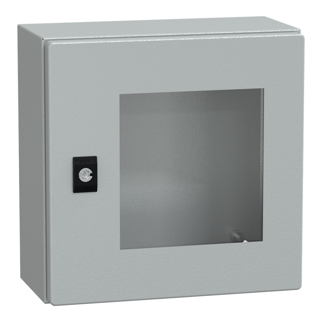 NSYCRN33150T – PanelSeT CRN tspt door w/o mount.plate. H300xW300xD150 IP66 IK08 RAL7035..