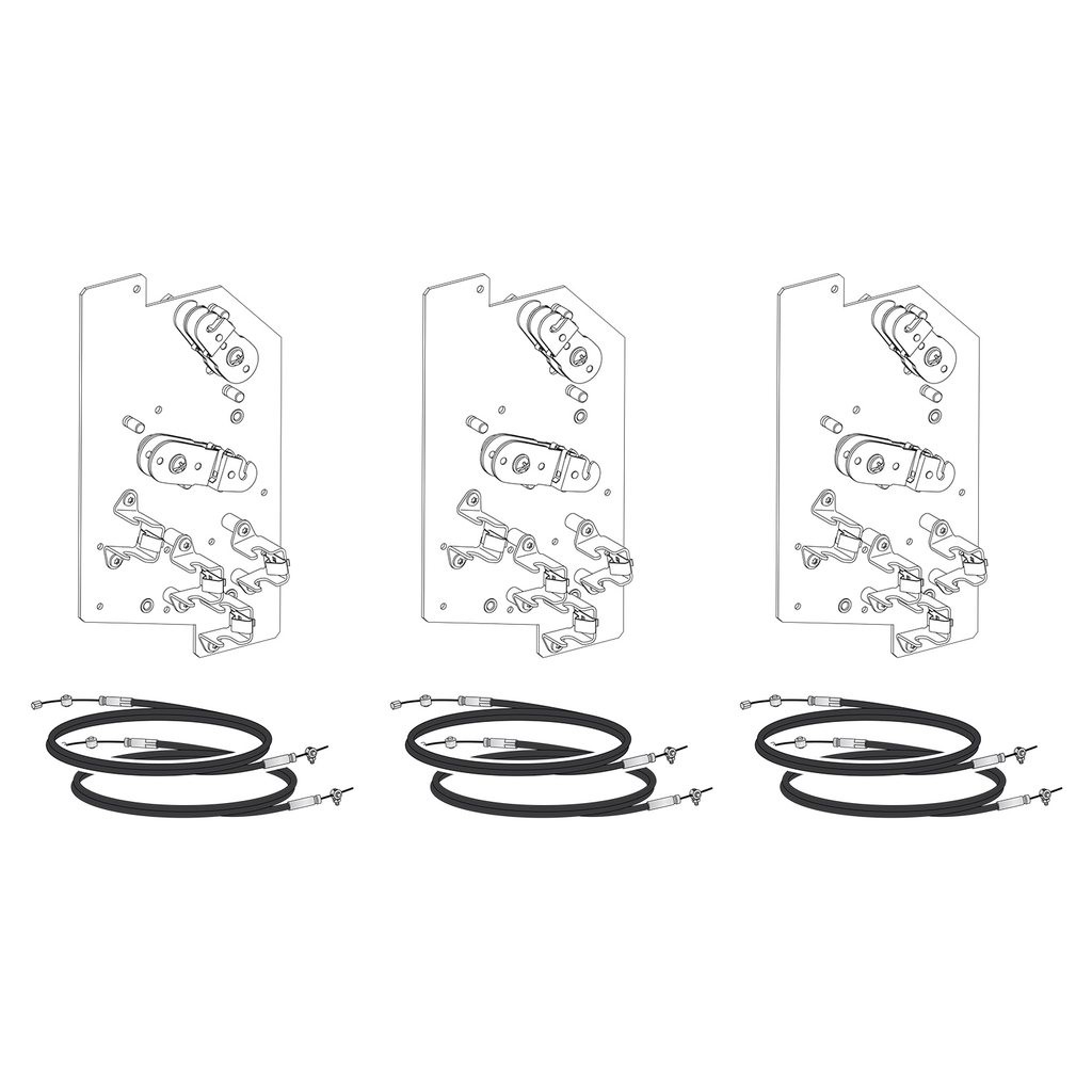 LV848610SP – Mechanical interlocking, MasterPact MTZ2/MTZ3 fixed/drawout, 1 cable interlocking kit, 3S, spare part