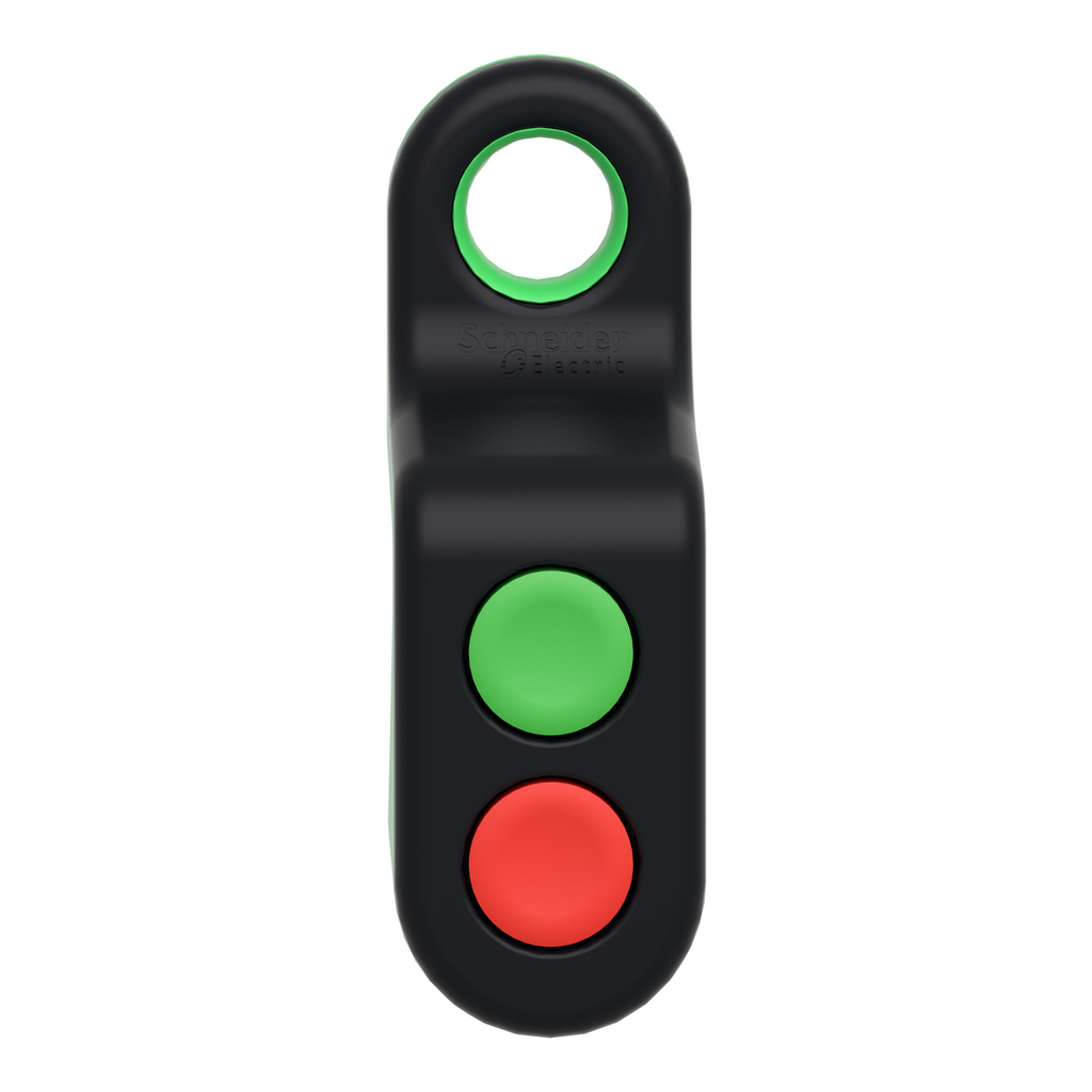Mayer-DDS-22mm push button, Harmony ZB, wireless and batteryless handy box, 2 simple action buttons, ZBRT1 transmitter-2