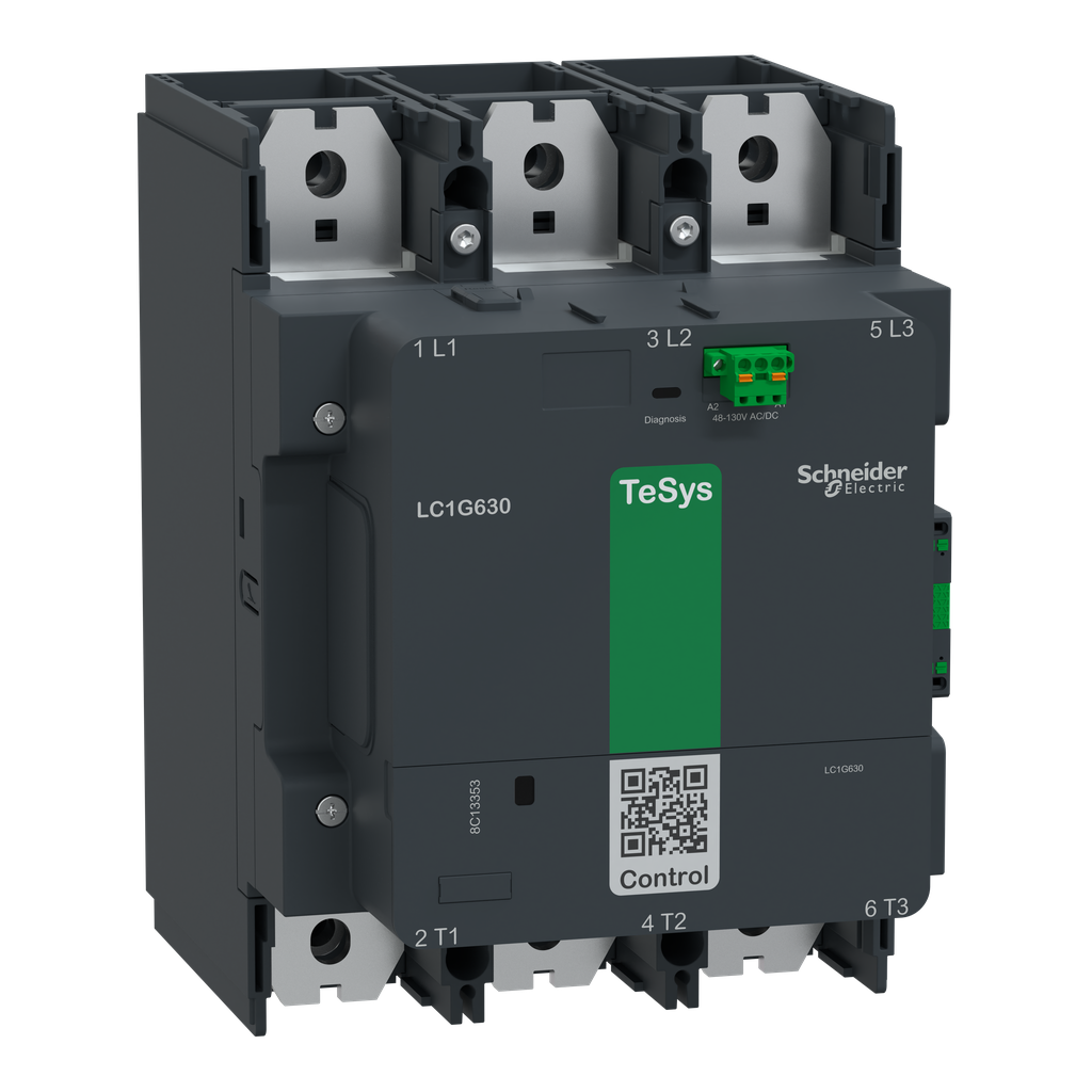 LC1G800EHEN – Contactor, high power, TeSys Giga, 800A, std version, AC-1,