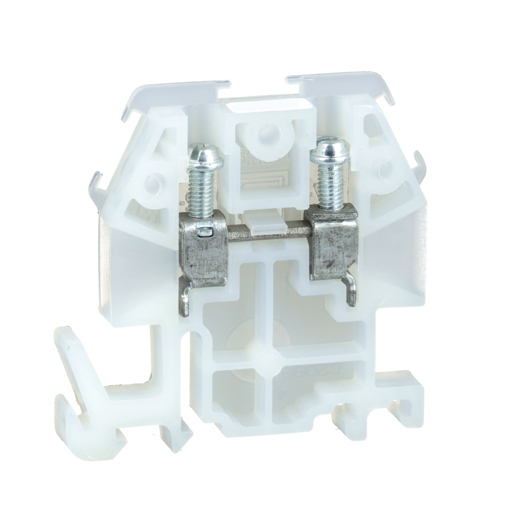 9080GM6 – Terminal block, Linergy, box lug connector, natural colored block, 30A, 600V