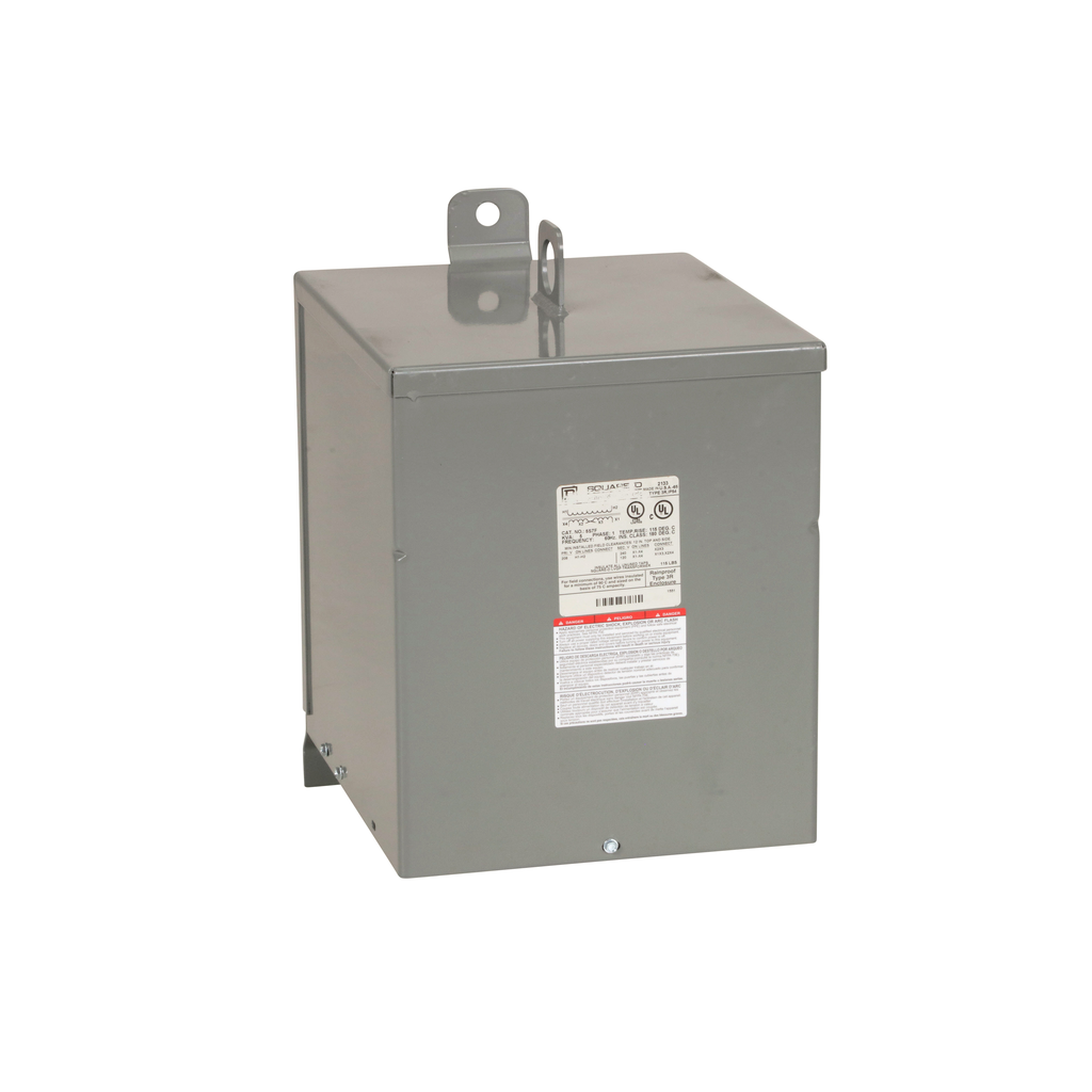 5S7F – Transformer, dry type, encapsulated, 5kVA, 1 phase, 208V primary, 120/240V secondary, 13B, 115C rise