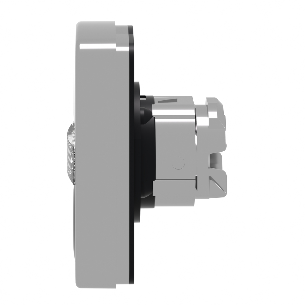 Mayer-DDS-Head for illuminated double headed push button, Harmony XB4, white flush black flush push button 22mm unmarked-2