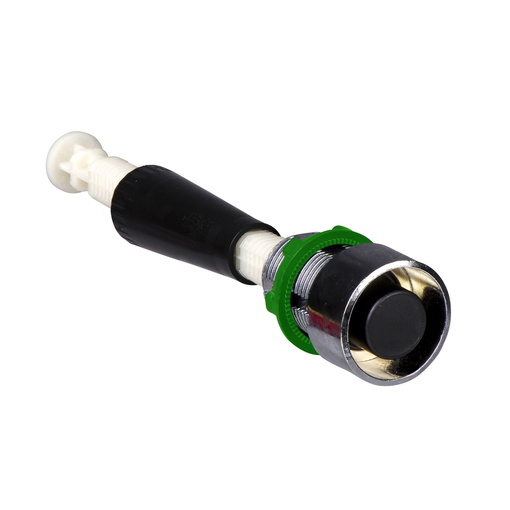 XB4BA922 – Manual overload reset push button, Harmony XB4, black flush, 22mm, for 130…257 mm actuation distance