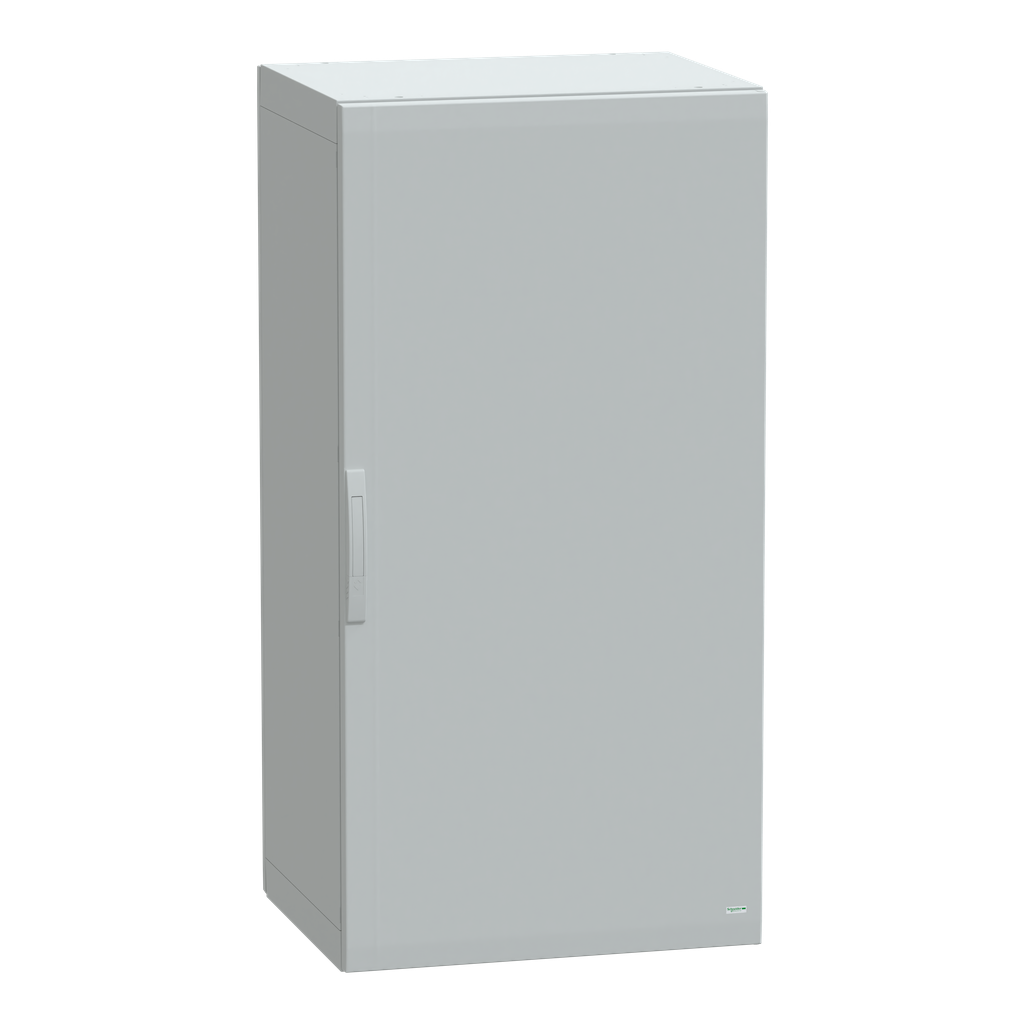 NSYPLA1576G – Floor standing polyester enclosure, Thalassa PLA, plain door, completely sealed, 1500x750x620mm, IP65, IK10