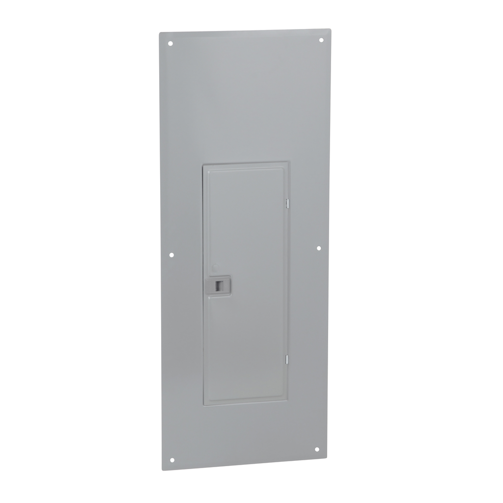 QOC42UF – Replacement cover, QO, for 42 space load center, flush, gray