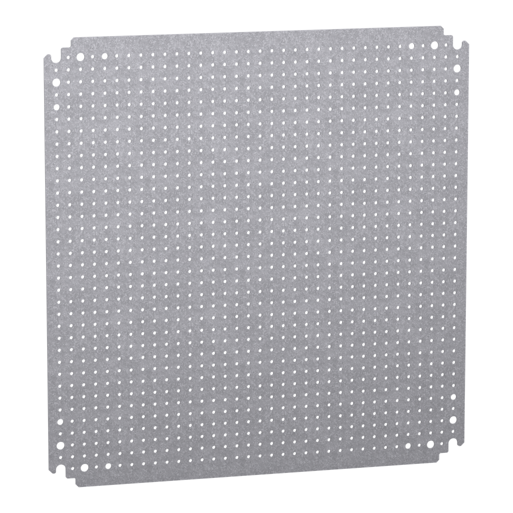 NSYMF55 – Microperforated mounting plate H500xW500 w/holes diam 3,6mm on 12,5mm pitch