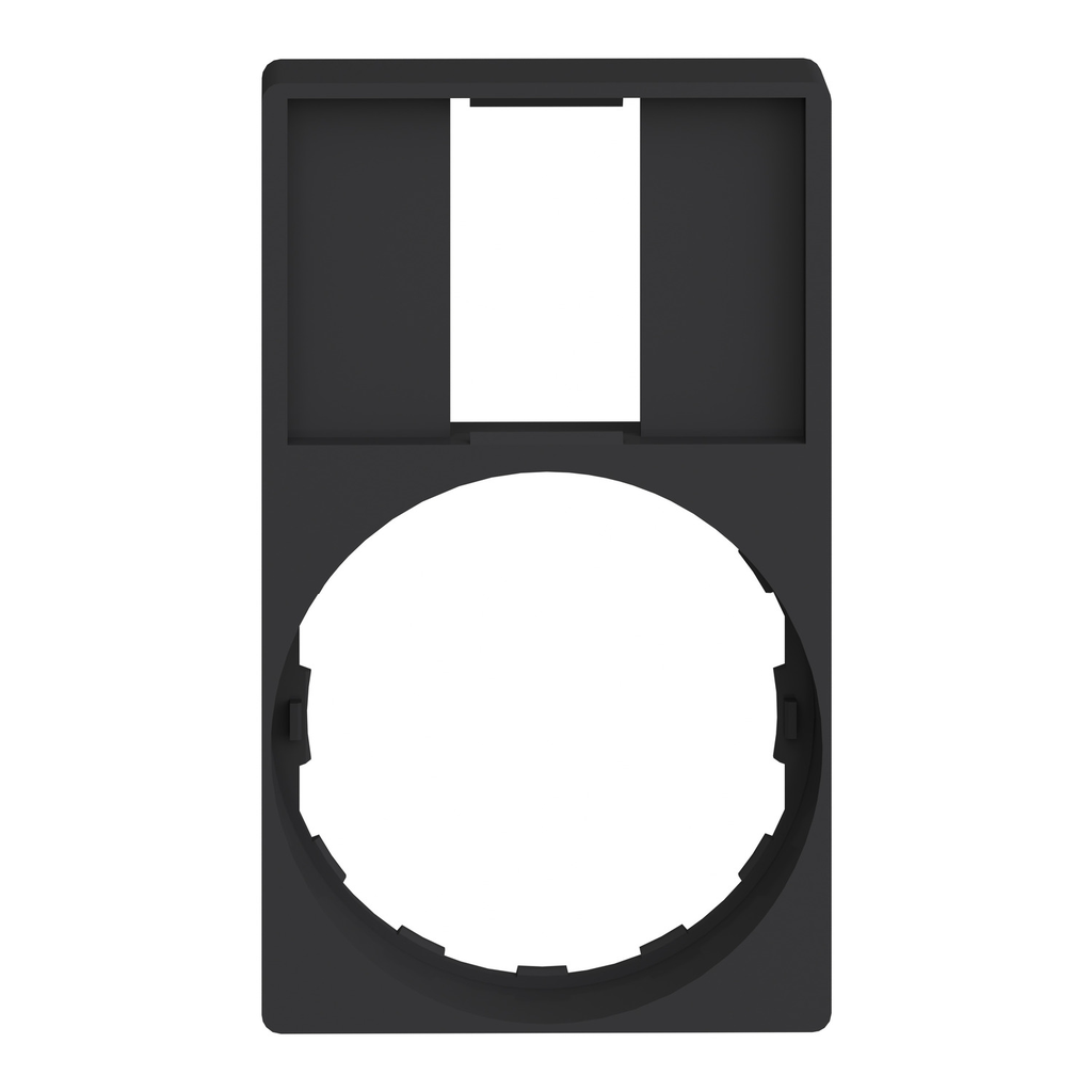 Mayer-DDS-Legend holder 30x50mm, Harmony XB4, plastic, without legend 18x27mm, for flush mounting-2