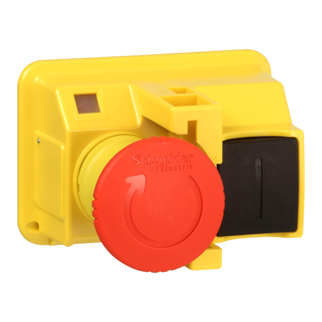 GV2K031 – Emergency stop pushbutton,TeSys Deca Fram 2,turn to release,for GV2M*01 enclosures
