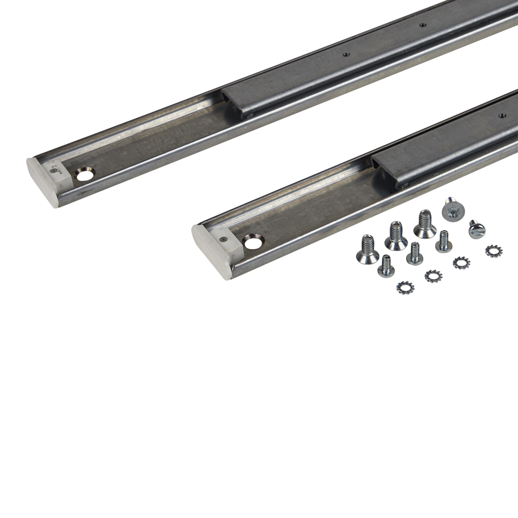 NSYTTG60 – Telescopic rails, PanelSeT SFN, Spacial SF, Spacial SM, for electrical enclosure W600/800 D600/800mm, steel