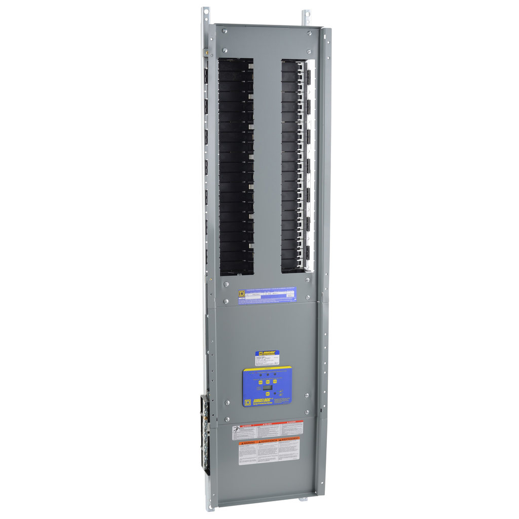 NF442L2TVS412C – Panelboard interior, NF, main lugs, 250A, Cu bus, 42 pole spaces, 3 phase, 4 wire, 600Y/347VAC max, surge suppressor