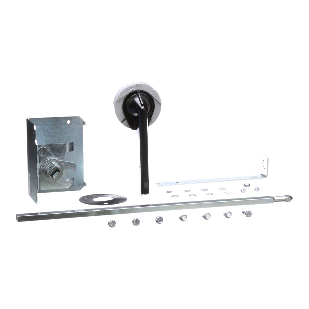 9421LB4 – Circuit breaker accessory, PowerPacT B, handle kit, rotary, 6 inch, 125A, operating mechanism, long shaft