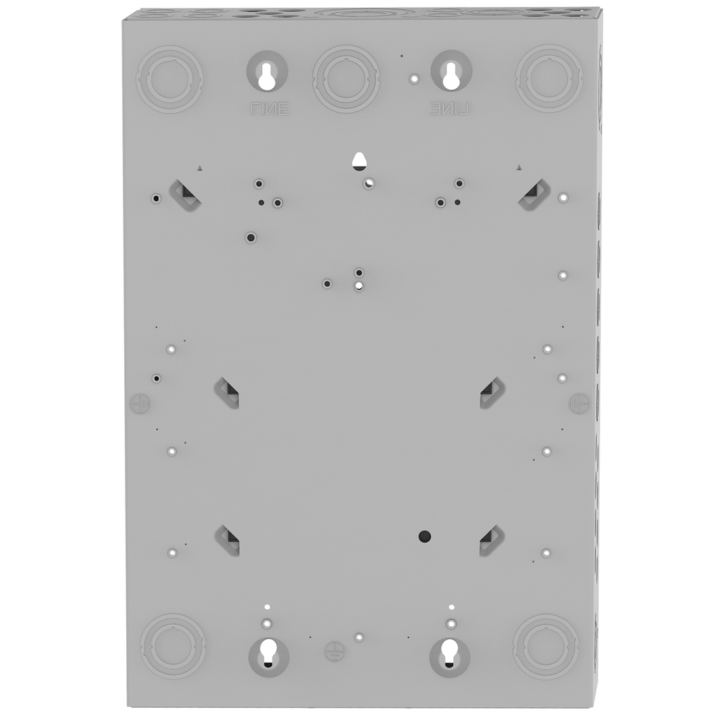 Mayer-DDS-Load center, QO, 1 phase, 16 spaces, 24 circuits, 125A convertible main lugs, PoN, NEMA1, gnd bar-2