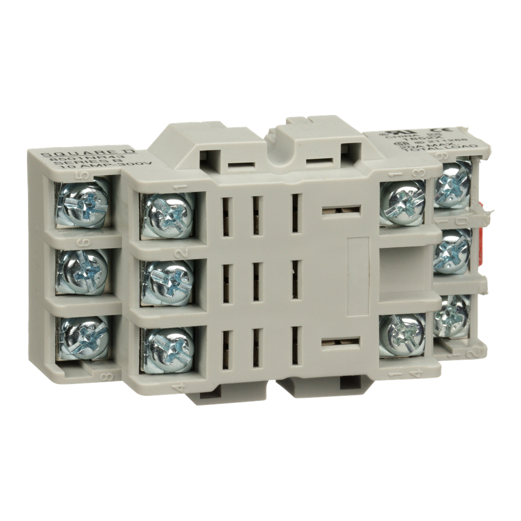 8501NR43 – Plug in relay, Type N, relay socket, 11 blade, for 8510R relays