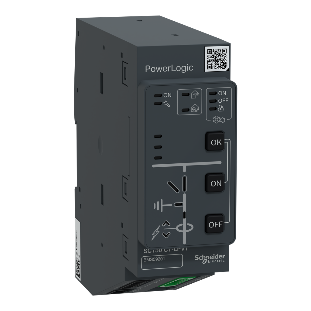 EMS59201 – PowerLogic SC150 CT-LPVT/VT: Switch controller, 1/5 A, LPVT/VT sensors