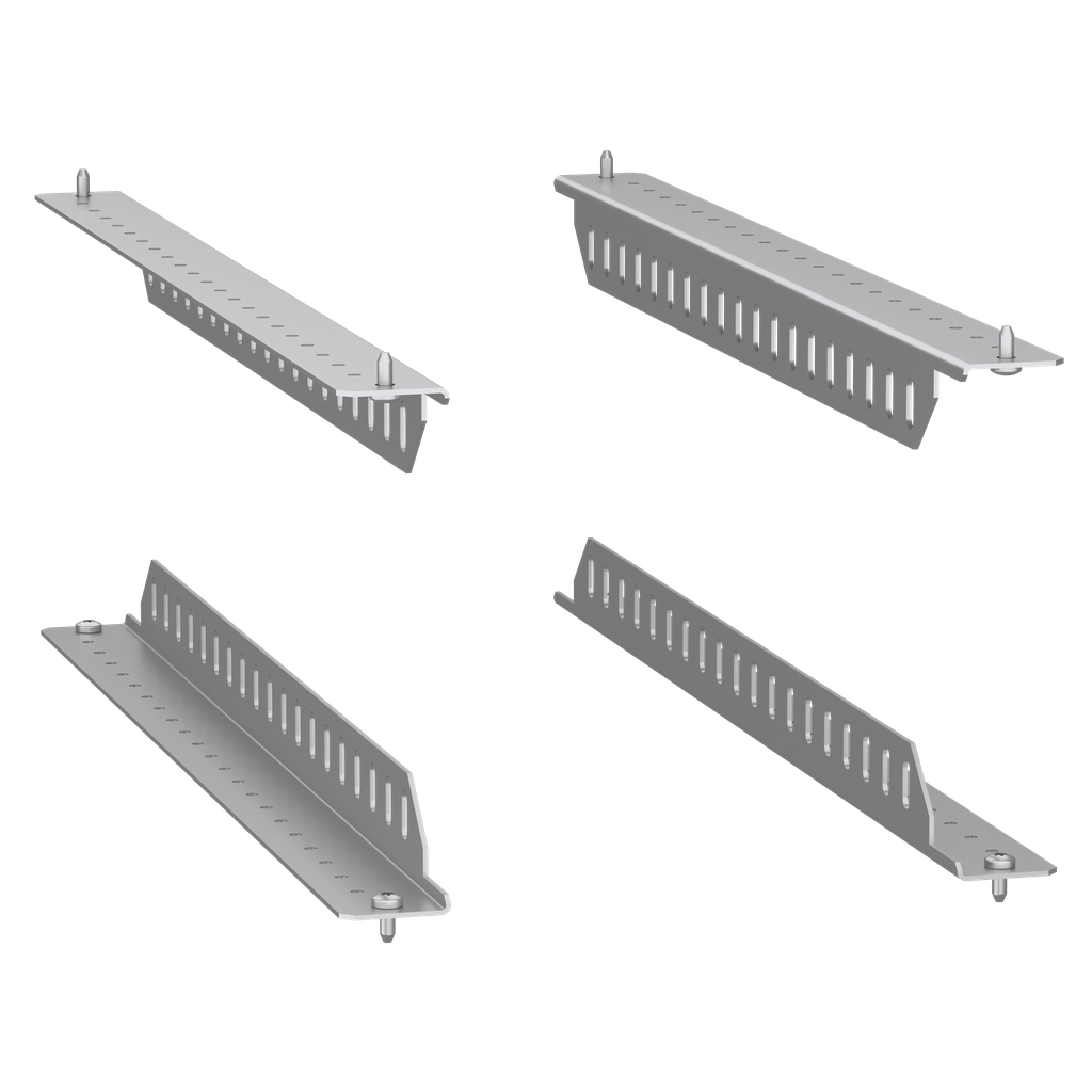 NSYRCKS6 – set of 4 PanelSeT SF support brackets for 19″ fixed rack – 400kg load – 600 mm