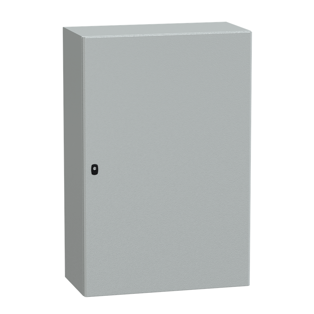 NSYS3D12840 – Wall mounted steel enclosure, PanelSeT S3D, plain door, without mounting plate, 1200x800x400mm, IP66, IK10
