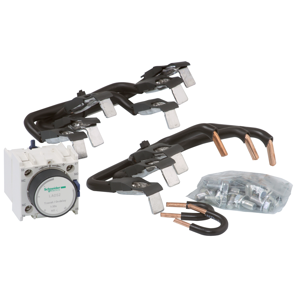 LA9D8017 – Kit for star delta starter assembling, for 3 x contactors LC1D80, with timer block