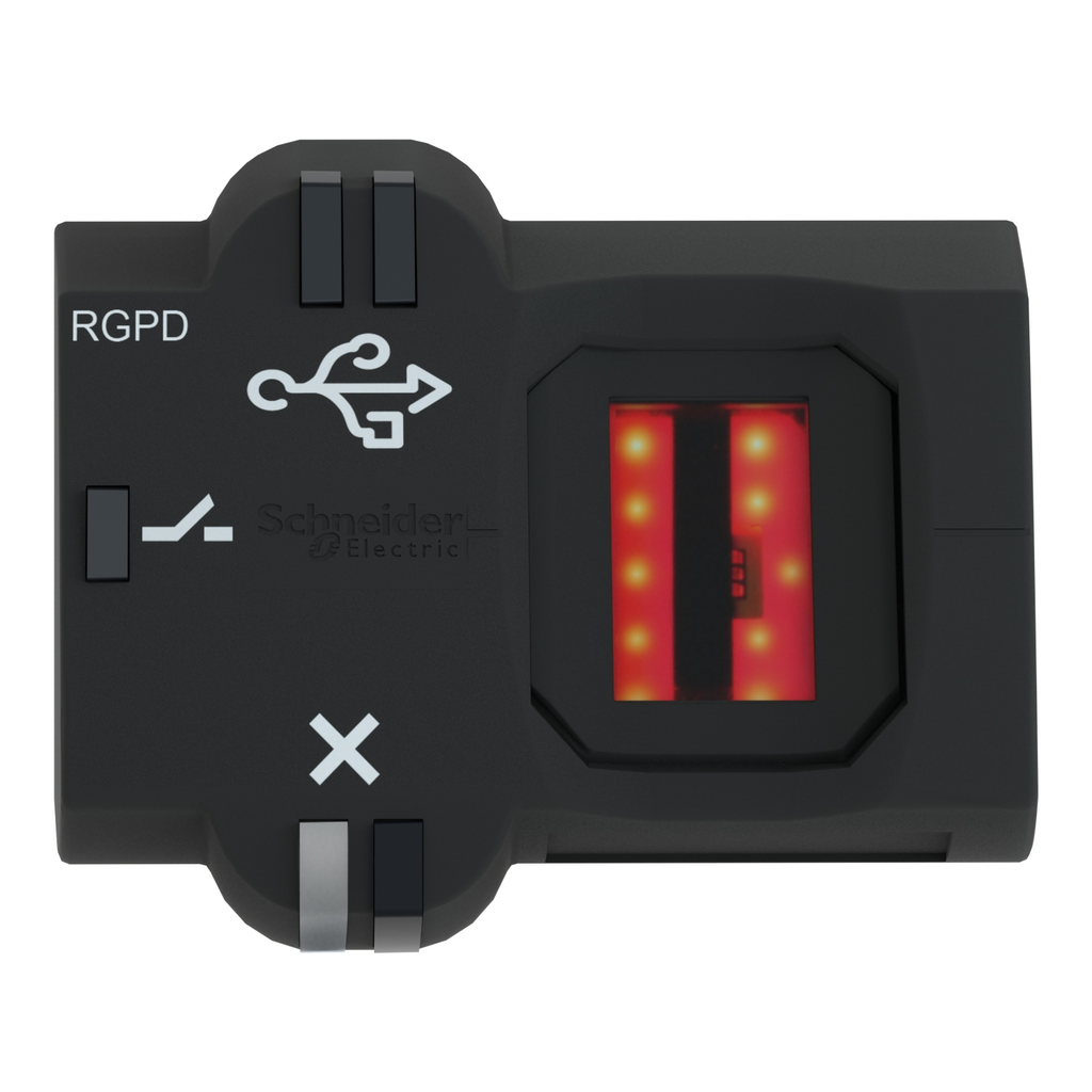 Mayer-DDS-Biometric switch bistable RGPD, Harmony XB5S, plastic, 22mm, USB, connection by 2m cable, 24V AC DC-2