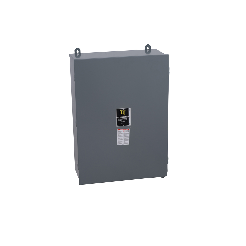 H82354 – Safety switch, double throw, non fusible, 200A, 240V, 3 pole, 15hp, NEMA 12