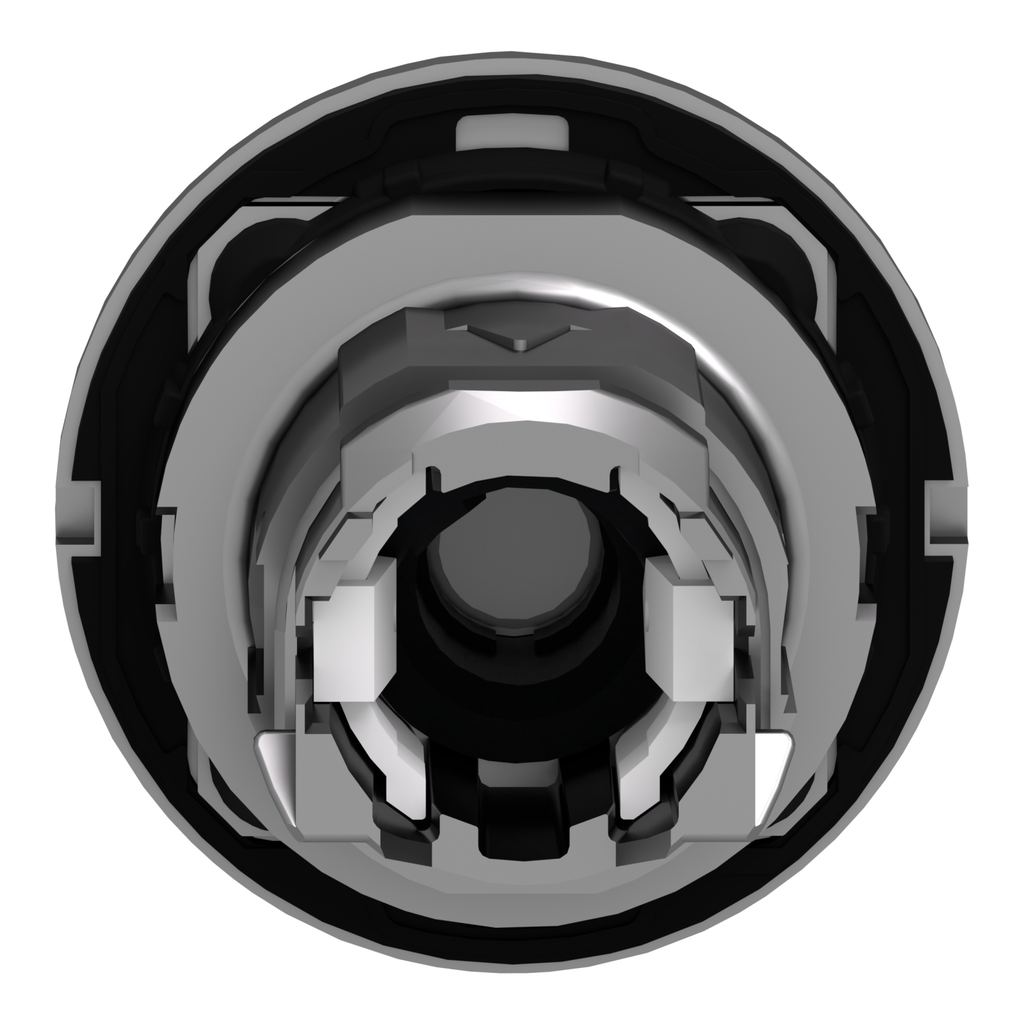 Mayer-DDS-Head for illuminated selector switch, Harmony XB4, metal, red handle, 30mm, universal LED, 2 positions, stay put-2