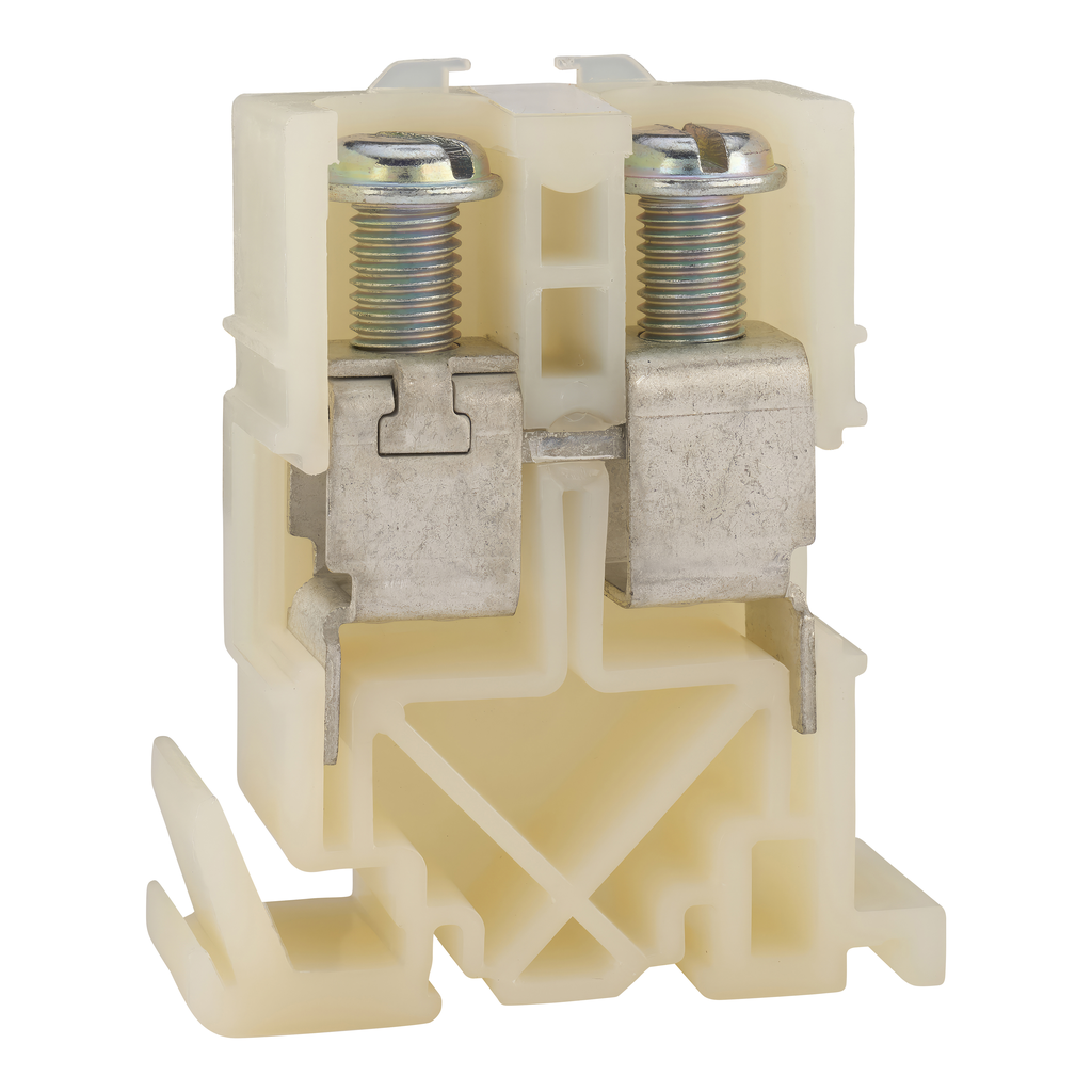 9080GD6 – Terminal block, Linergy, box connector, natural colored block, 180A, 600V