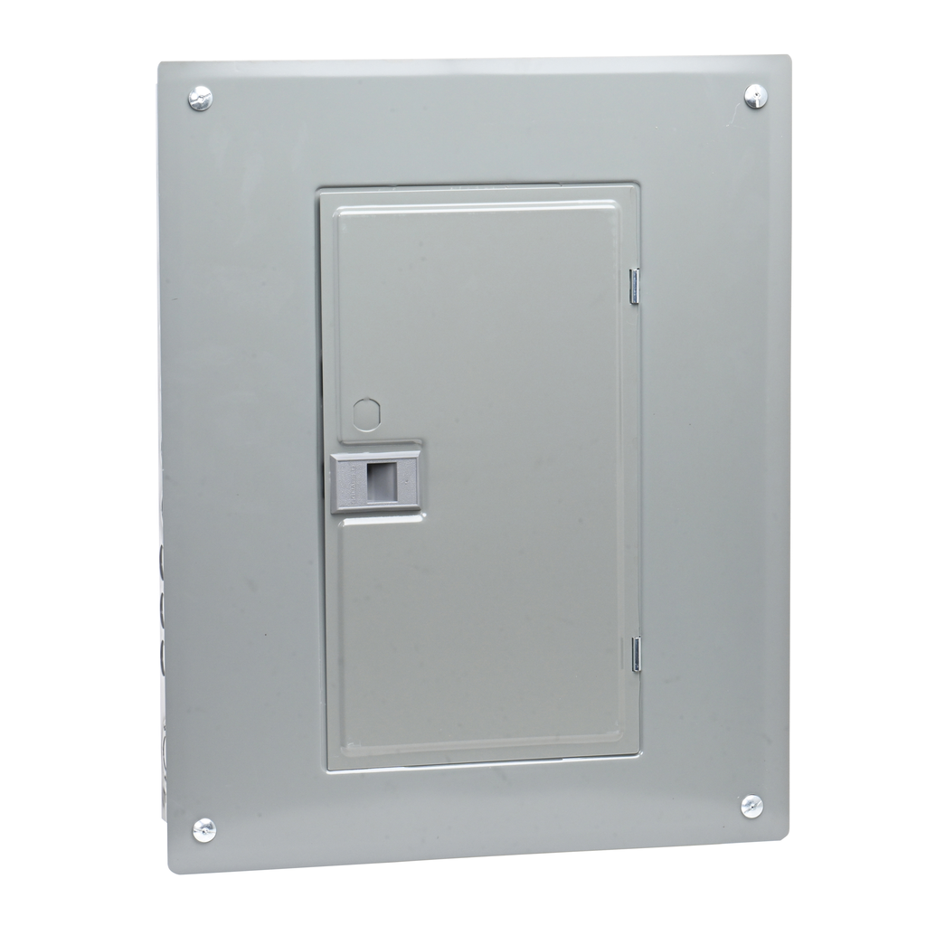 CQO112L100PGC – Loadcentre, QO, 1 phase, 12 spaces, 24 circuits, 100A main lugs, PoN, NEMA1, gnd bar, combo cover, CSA