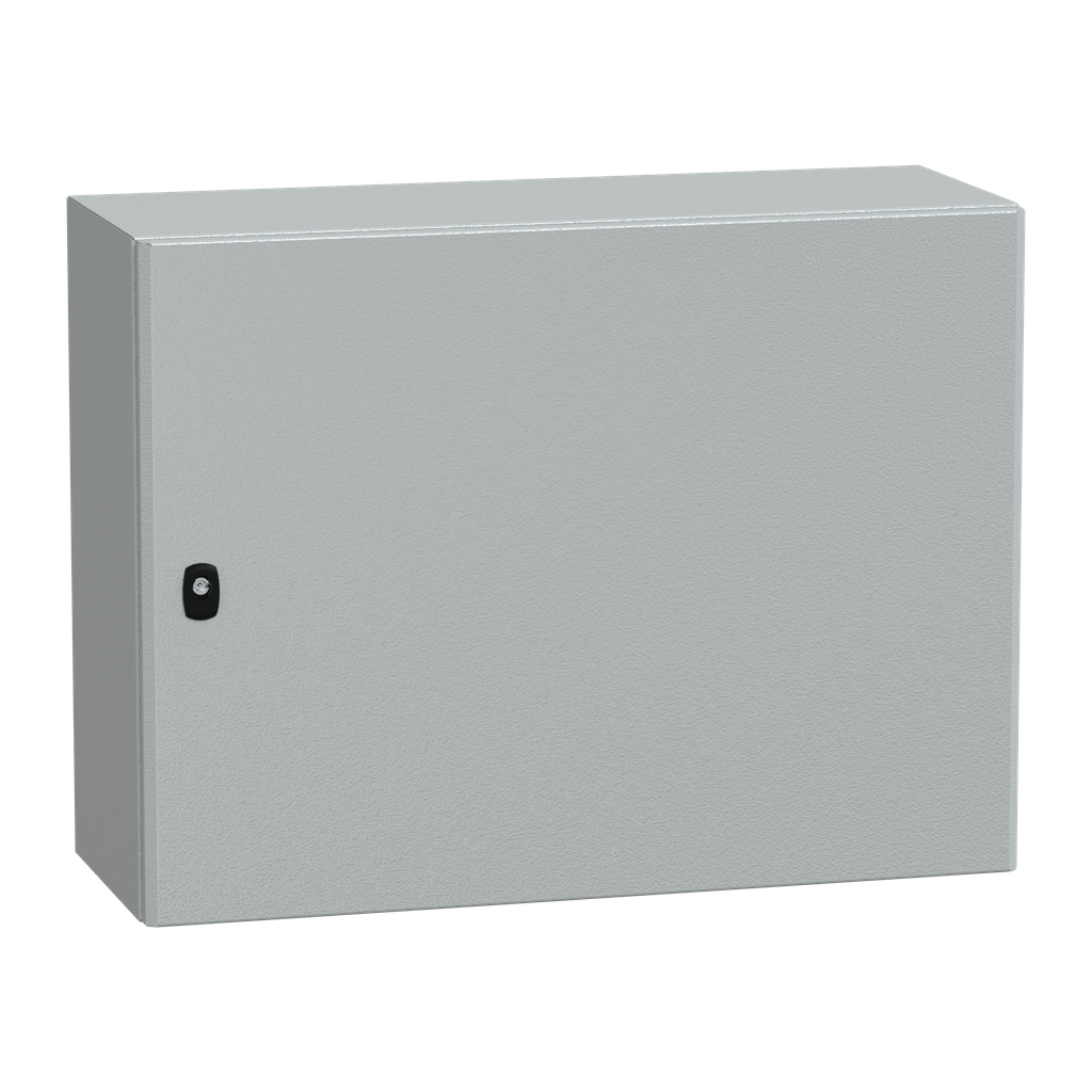 NSYS3D6830 – Wall mounted steel enclosure, PanelSeT S3D, plain door, without mounting plate, 600x800x300mm, IP66, IK10