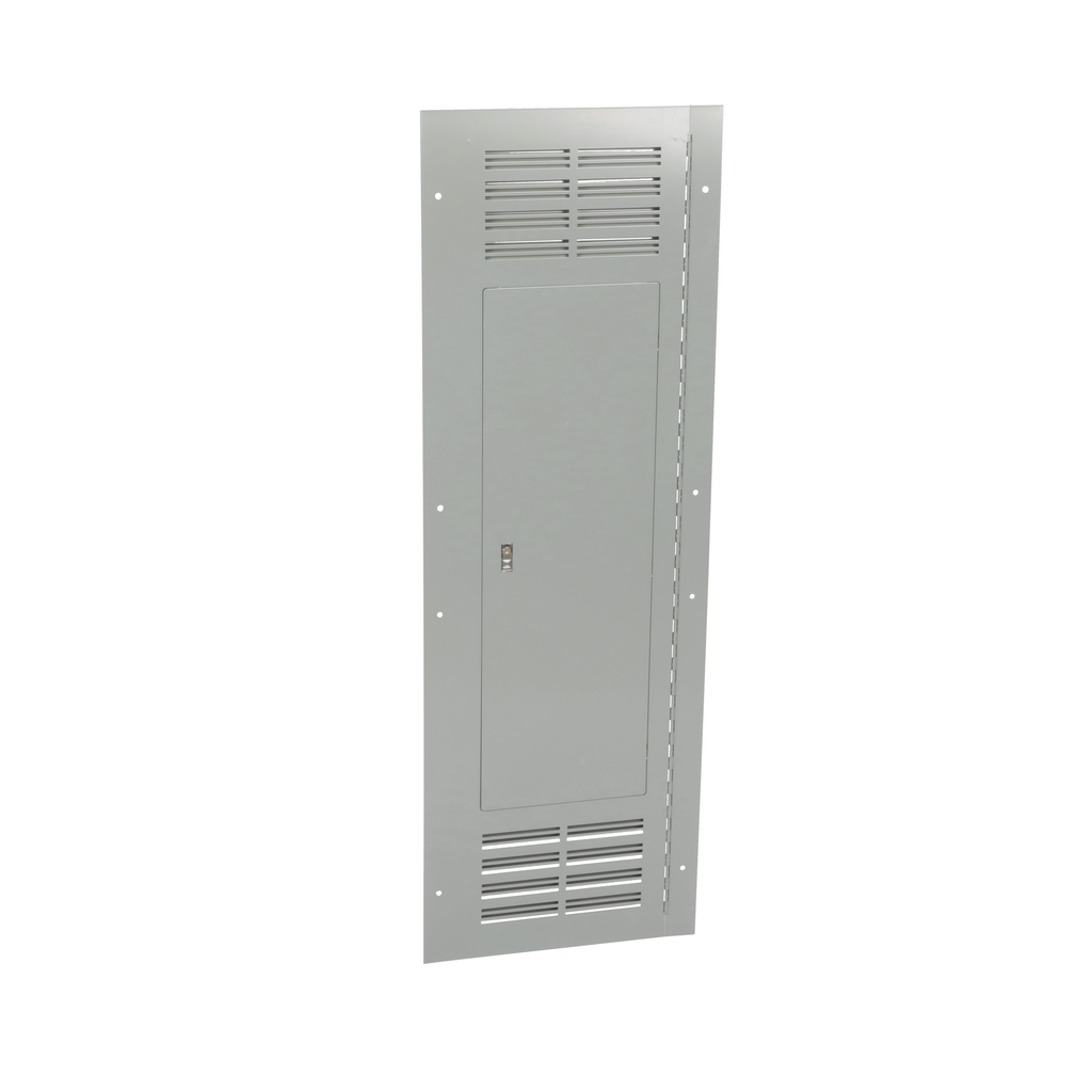 NC62VFHR – Enclosure cover, NQ and NF panelboards, NEMA 1, flush, ventilated, hinged, 20in W x 62in H