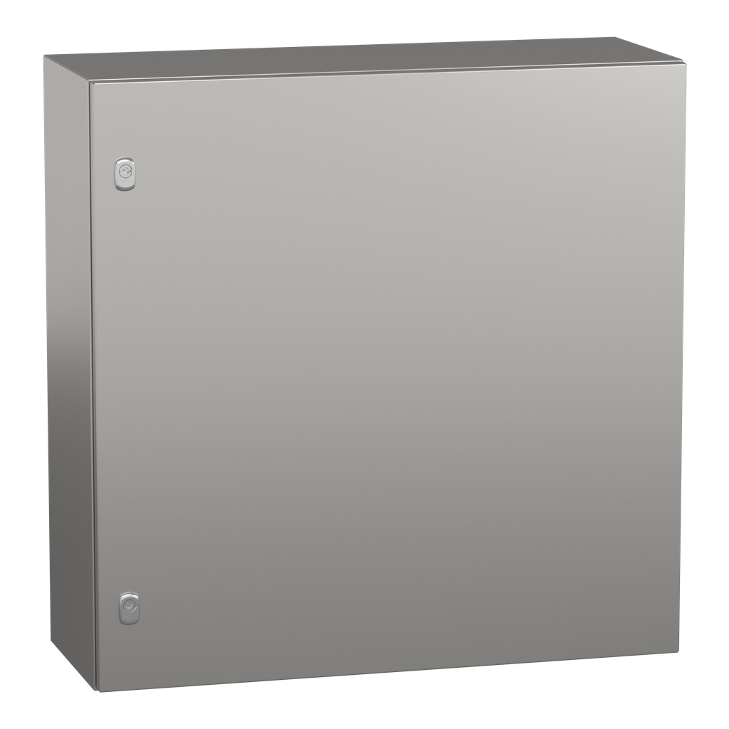 NSYS3X8830H – Wall mounted enclosure, PanelSeT S3X, stainless steel 316L, plain door, 800x800x300mm, IP66