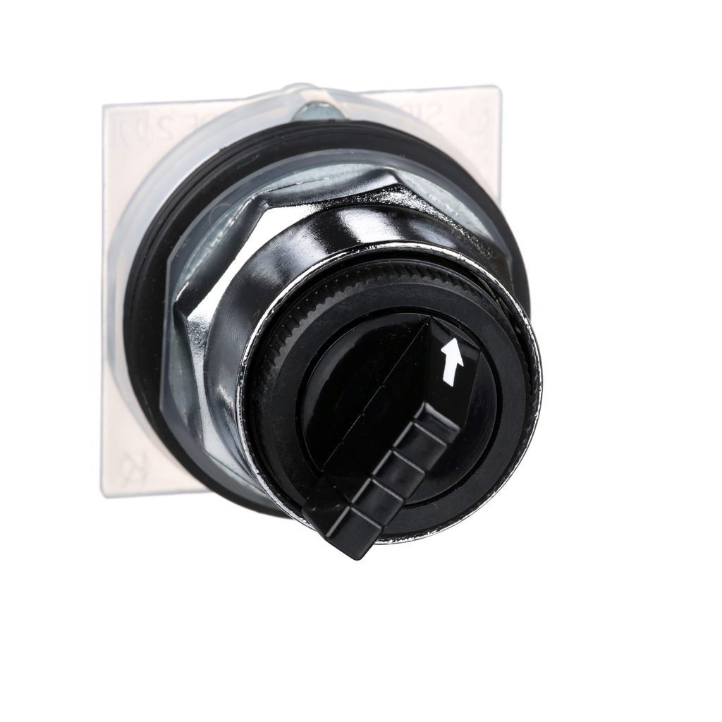 9001KS11B – 30mm Push Button, Type K, selector switch, 2 position, black knob