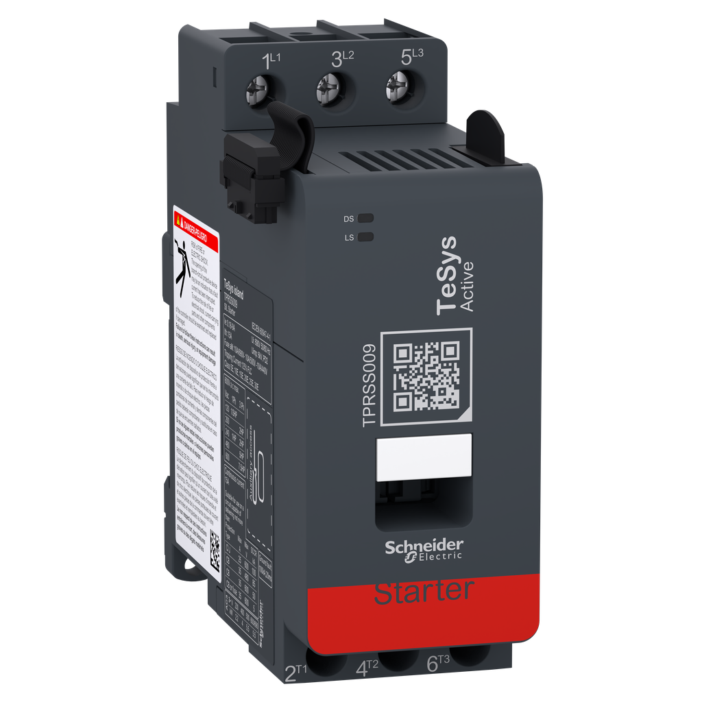 TPRSS009 – SIL motor starter, TeSys island, 15A at AC-1, 9A at AC-3, 4kW, 5hp, DOL type