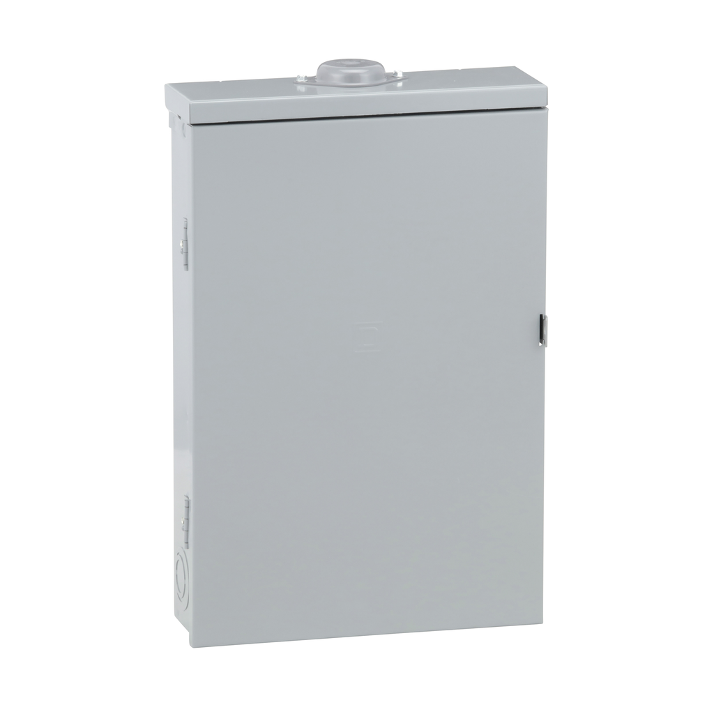 QO320L125GRB – Load center, QO, 3 phase, 20 spaces, 20 circuits, 125A fixed main lugs, NEMA3R, gnd bar