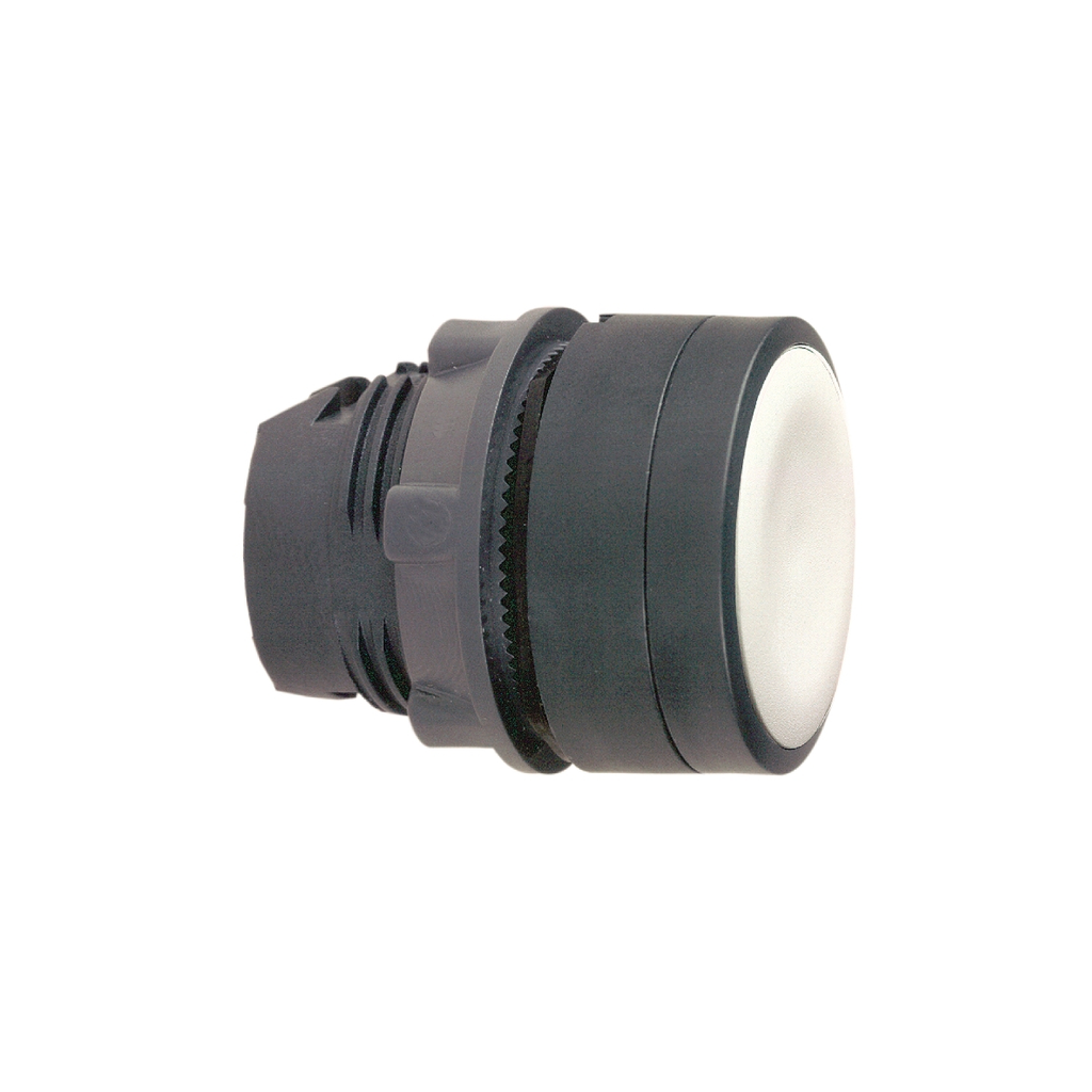 Mayer-DDS-Head for non illuminated push button, Harmony XB5, XB4, white flush pushbutton 22mm spring return unmarked-1