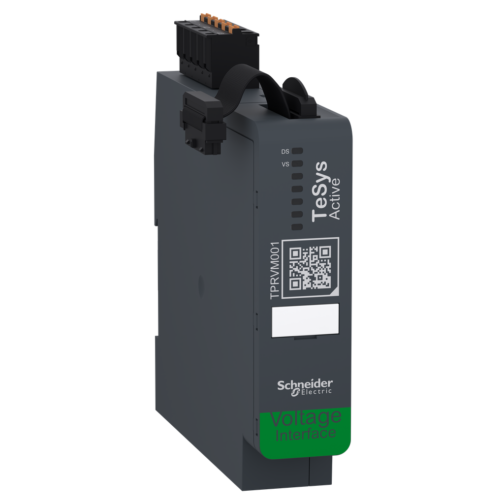 TPRVM001 – Voltage interface module, TeSys island, 690VAC 47-63 Hz, Isolated switching input for safe stop