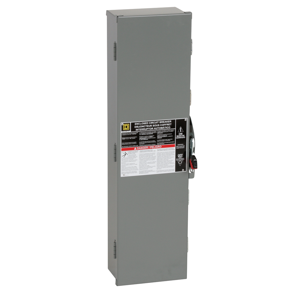 J250AWK – Circuit breaker enclosure, PowerPacT H/J, 15A to 250A, NEMA 3R/5/12, 9.72in W x 32.26in H x 7.94in D