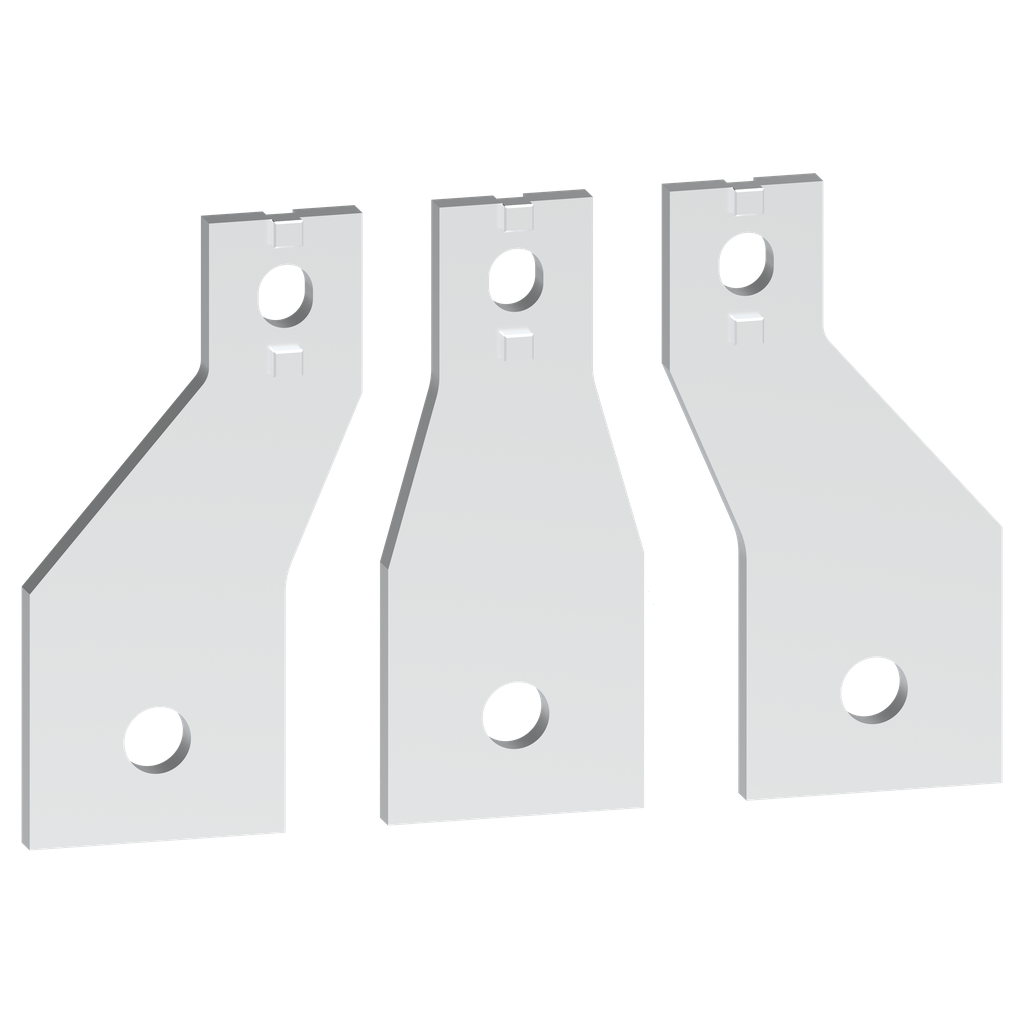 LA9G3613 – Straight terminal extension,TeSys Giga contactor,for LC1G400-500,3 pole,large connection,50 mm width