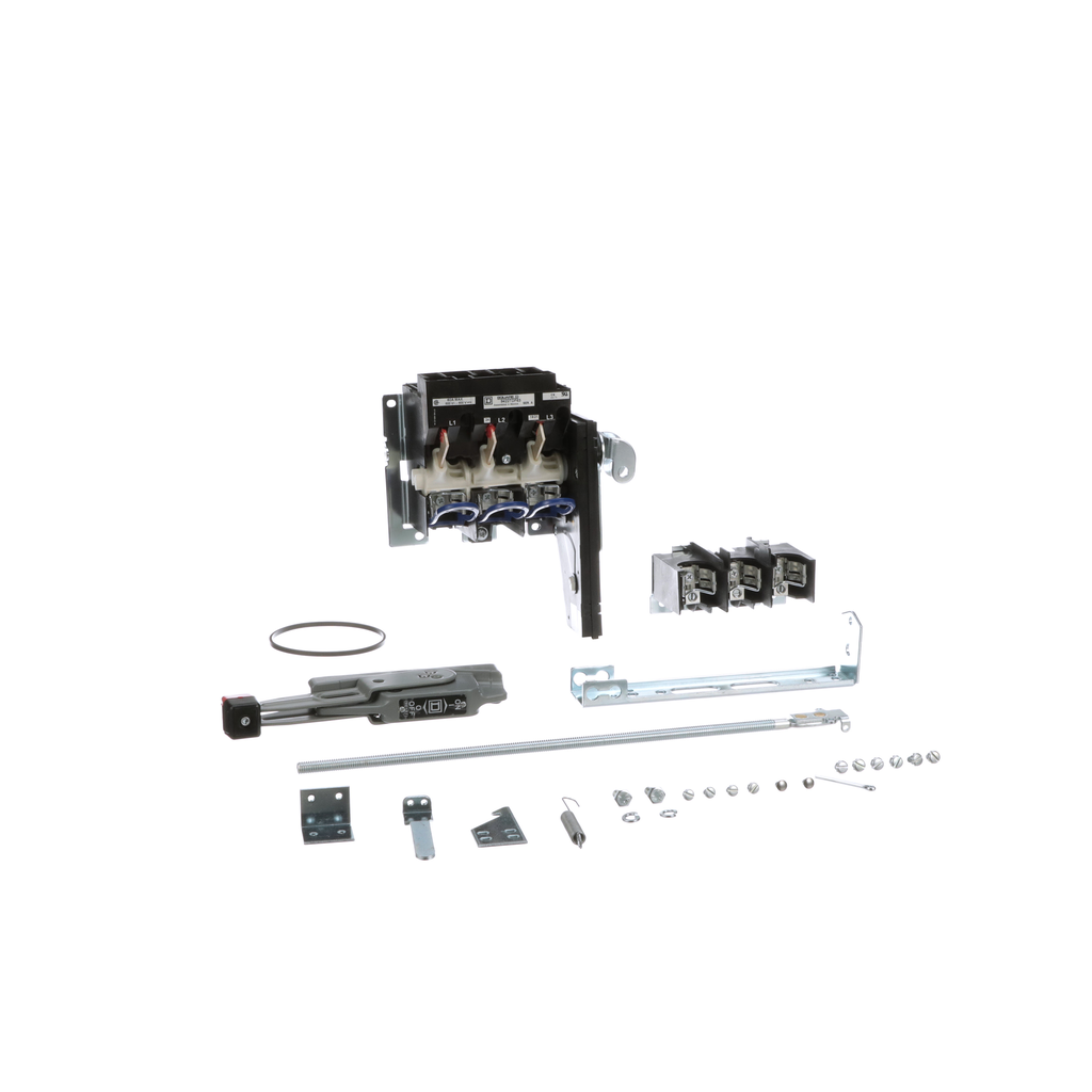 9422ATDF631 – Operating mechanism, flange mounted, variable depth, 60A, 600V, fuseholder, switch mechanism, 6 inch handle, NEMA 4