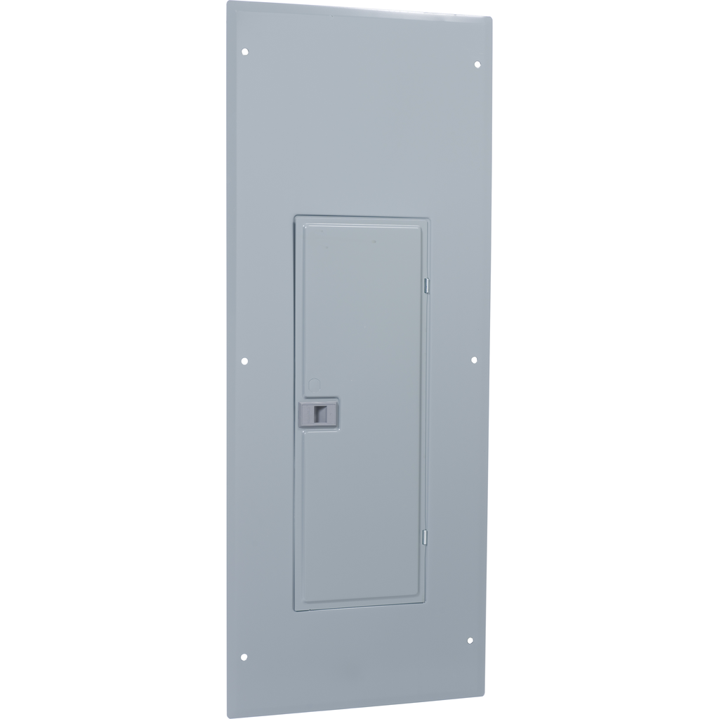 Mayer-DDS-Replacement cover, QO, for 40 space load center, flush, extra long, gray-1