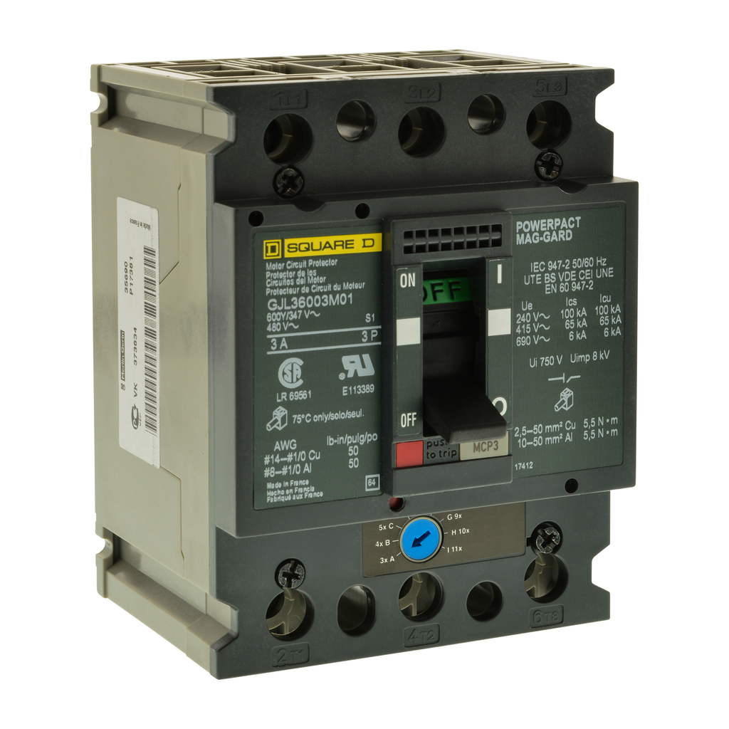 GJL36030M04 – MOTOR CIRCUIT PROTECTOR 600Y/347V 30A