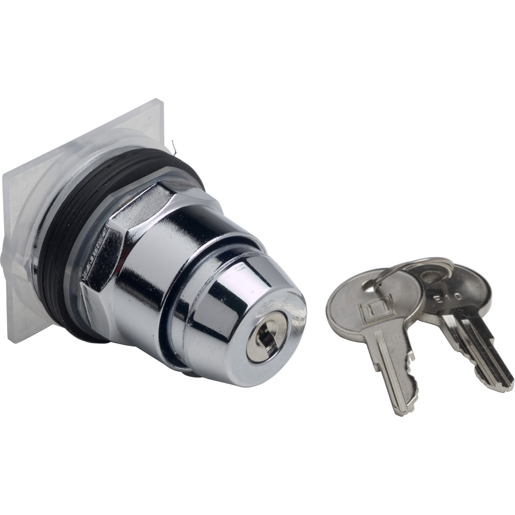 9001KS88K14 – Key selector switch head, Harmony 9001K, metal, key switch, 30mm, key E10, 4 positions, stay put