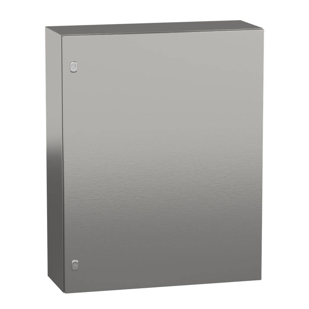 NSYS3X10830 – Wall mounted enclosure, PanelSeT S3X, stainless steel 304L, plain door, 1000x800x300mm, IP66
