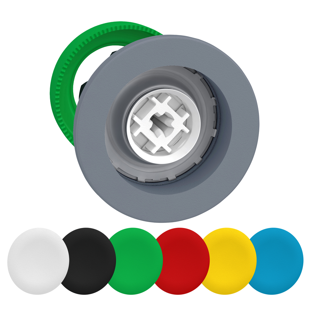 ZB5FACUST08 – FLUSH MOUNTED PUSHBUTTON HEAD WITH SET O