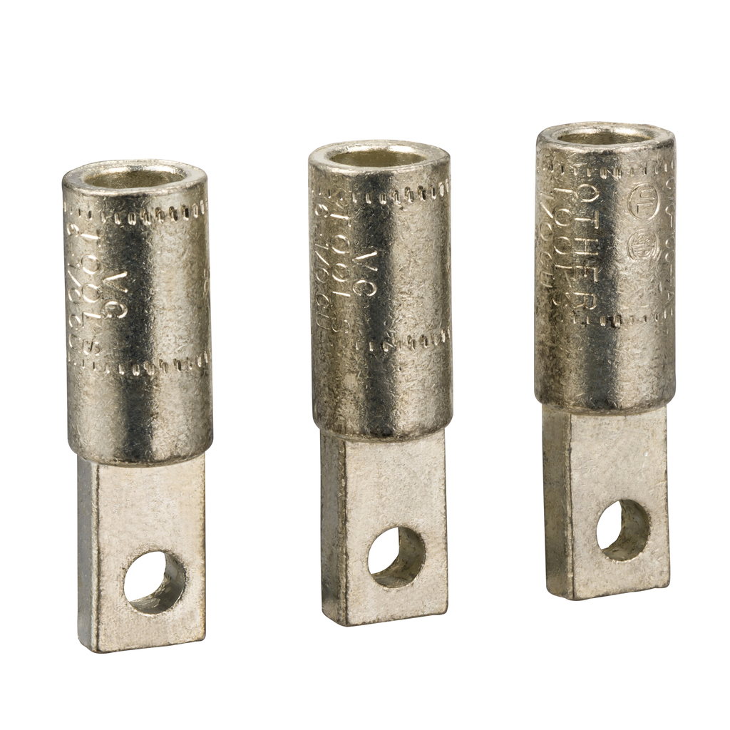 LV426987 – Circuit breaker accessory, PowerPacT B, lug kit, compression, 1/0 AWG, copper, qty 3