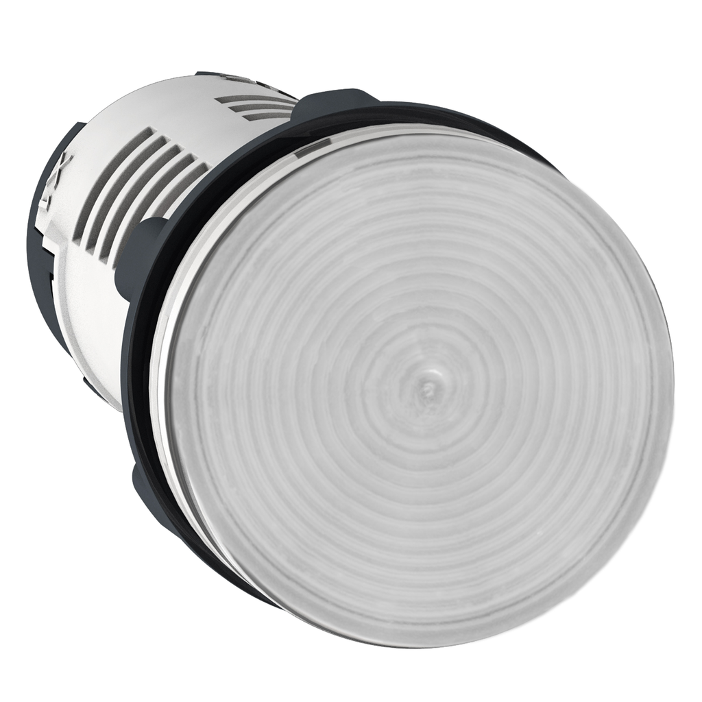 XB7EV07MP – Monolithic pilot light, Harmony XB7, plastic, clear, 22mm, integral LED, 230…240V AC