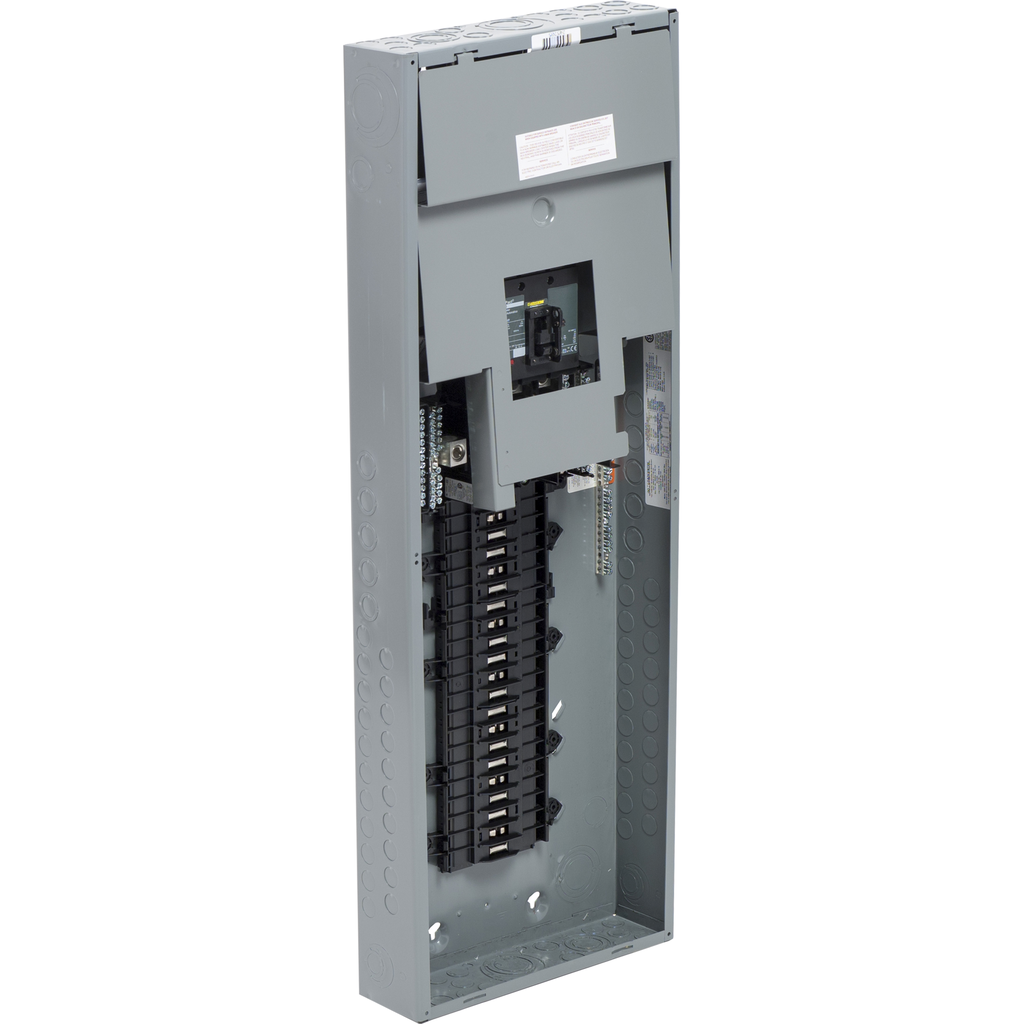 QO342MQB200 – Load center, QO, 3 phase, 42 spaces, 42 circuits, 200A convertible main breaker, NEMA1, CSA, special