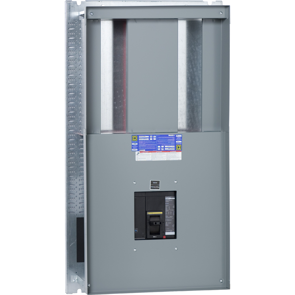 HCJ18738MP – Interior, I-Line Panelboard, HCJ, 800A, w/main breaker, 36in CB space, for 32in W x 73in H x 9.5in D box, Al bus