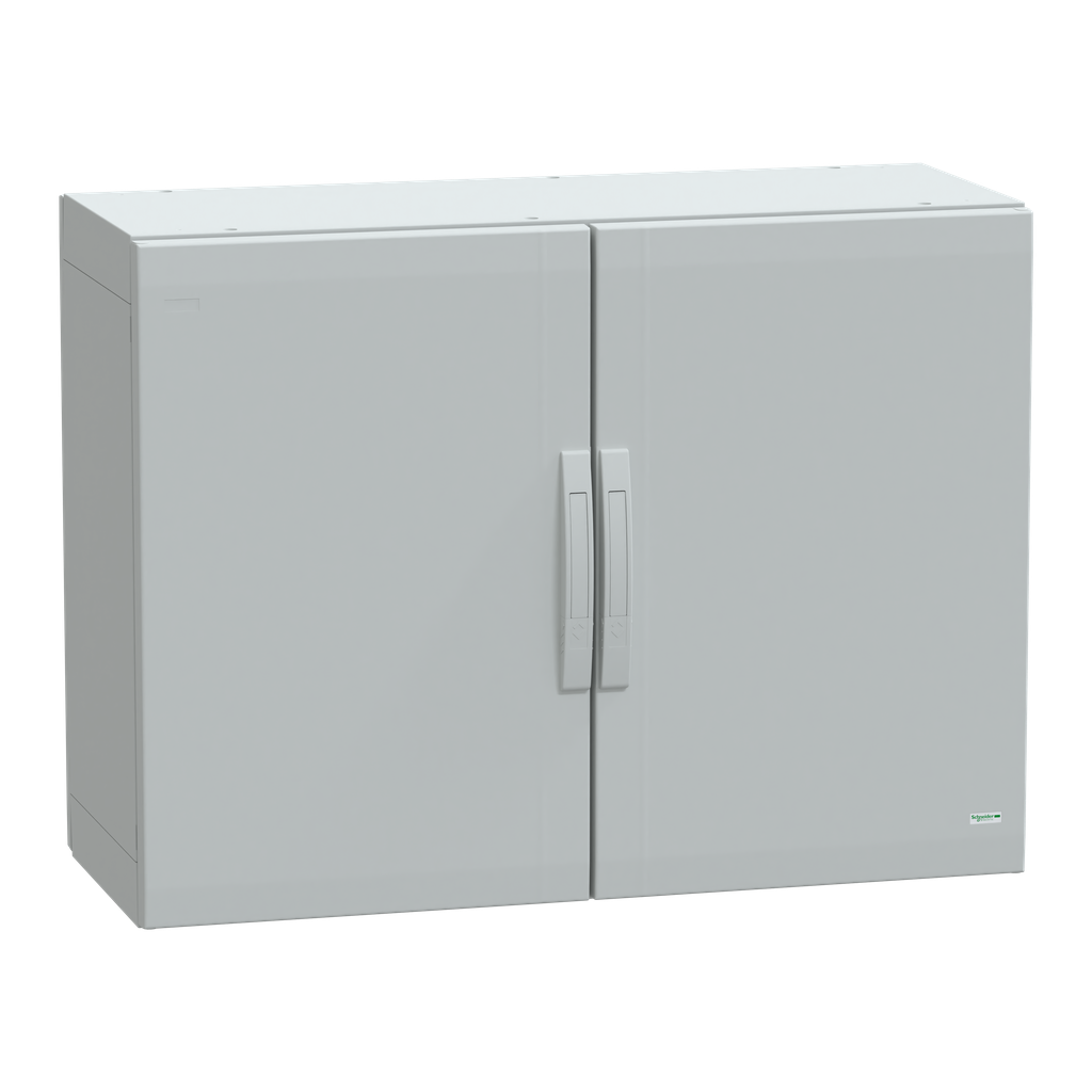 NSYPLA7104G – Floor standing polyester enclosure, Thalassa PLA, plain door, completely sealed, 750x1000x420mm, IP65, IK10
