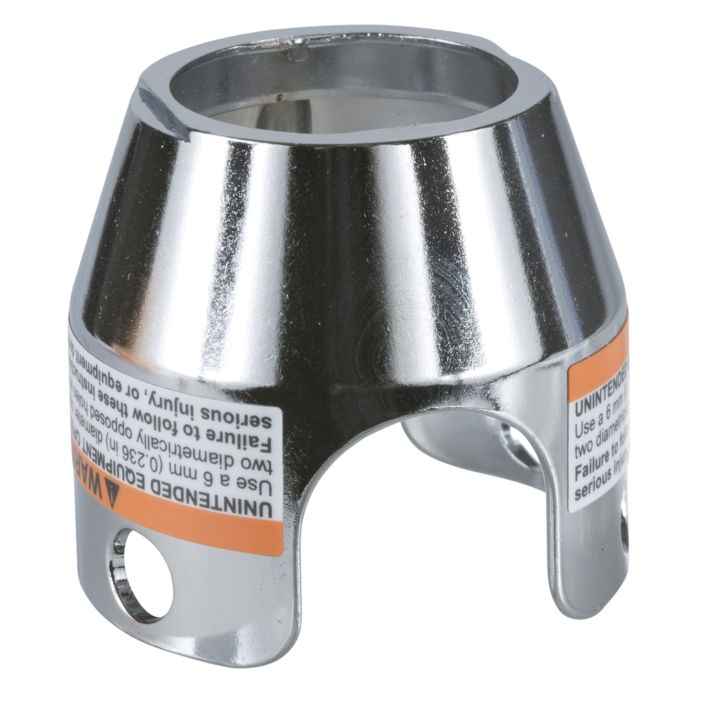 ZBZ1600 – Padlockable guard for mushroom head 40mm, Harmony XB4, metal, chromium plated