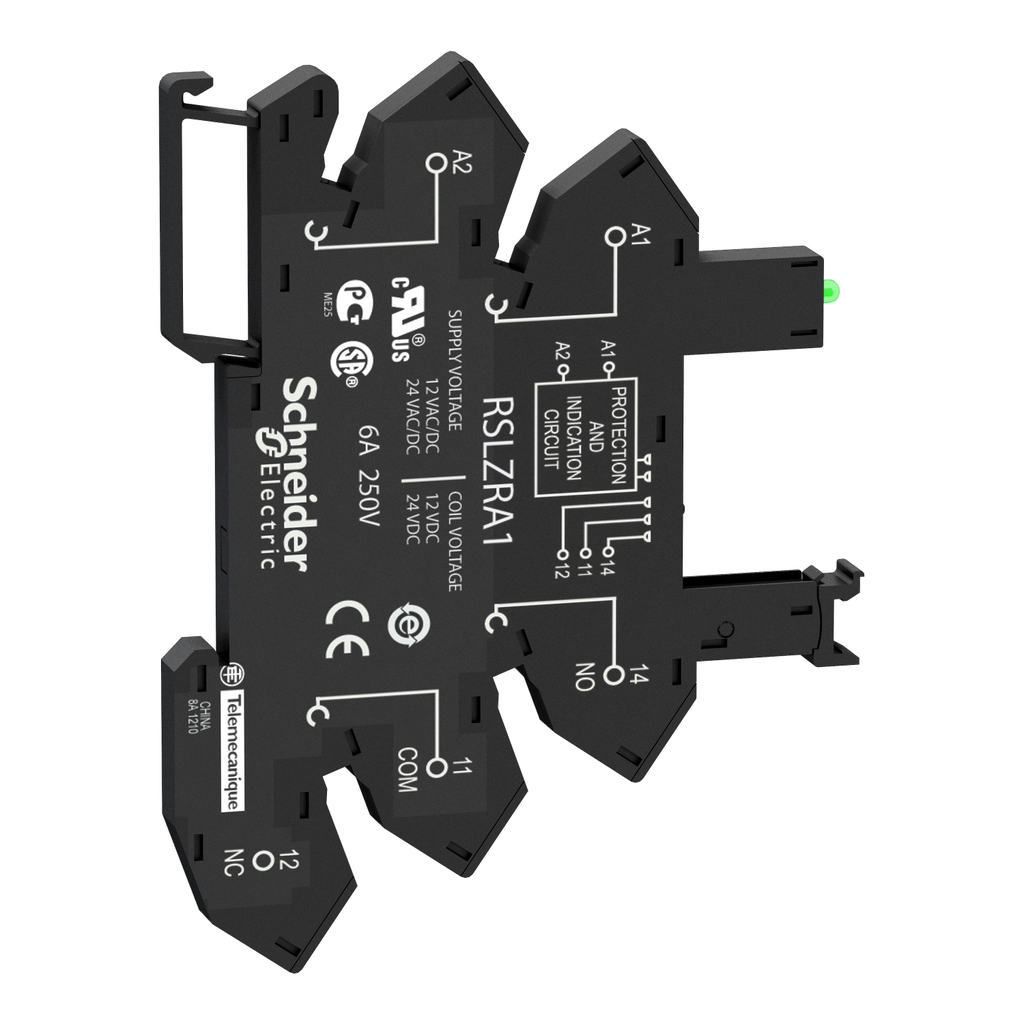 Mayer-DDS-socket ,Harmony Electromechanical Relays, for RSL1 relays, spring terminals, 48…60V AC DC-2